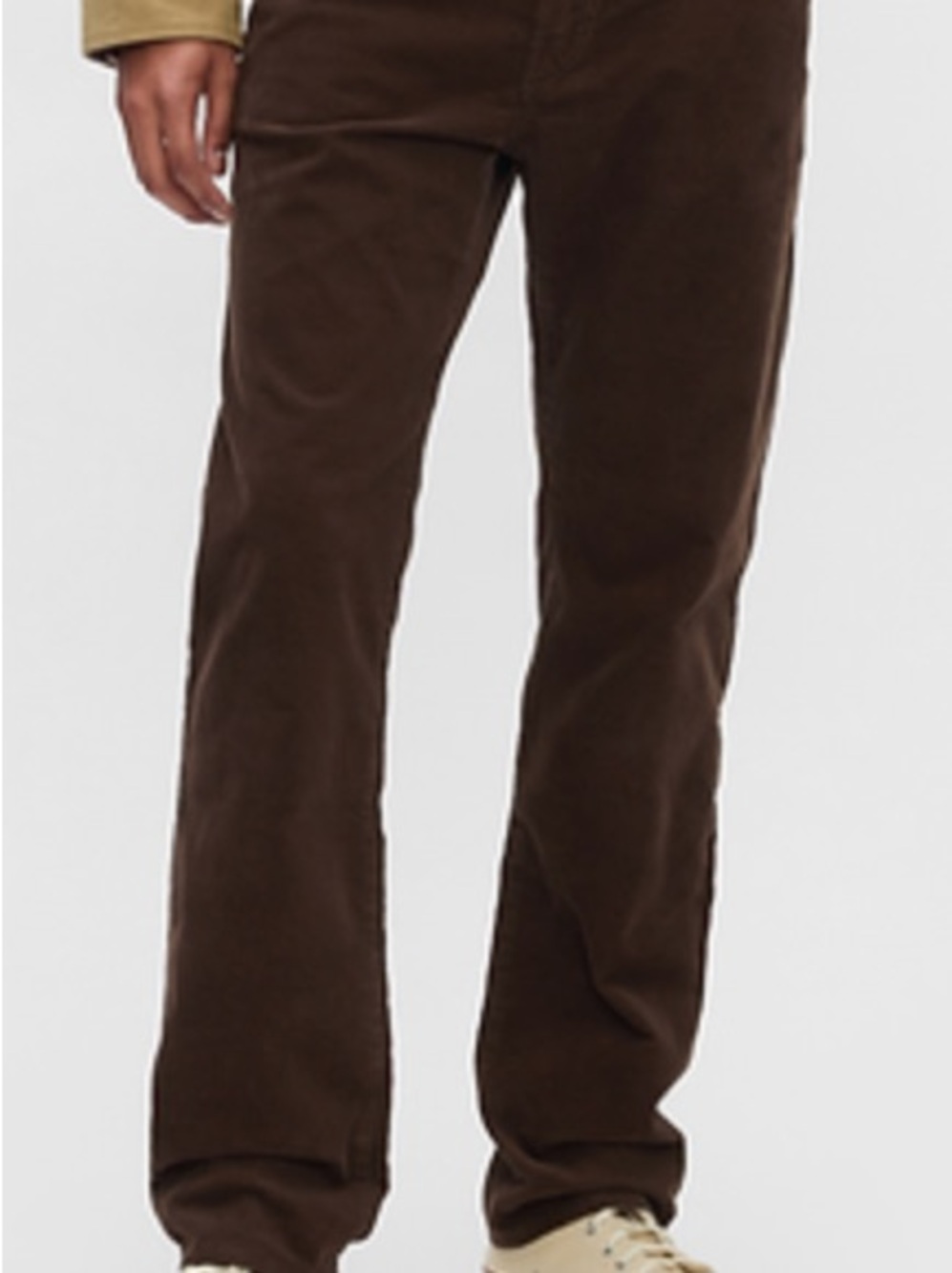 GAP Men's Corduroy Pants in Chocolate Brown
